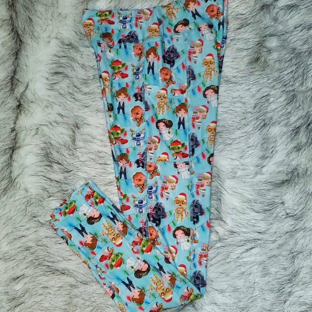 Sold☆Star wars christmas leggings - Picture 1 of 7